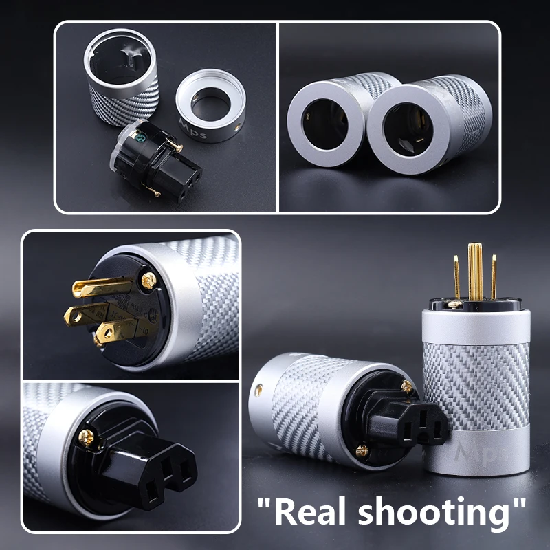 MPS ZEUS-WM HiFi hiend AC power weibliche kabel carbon faser Audio Stecker C-13männlich weiblich Power Verstärker AC Kabel Stecker