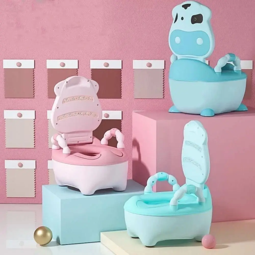 لطيف متعدد الوظائف الطفل قعادة المضادة للانزلاق الكرتون الأطفال قعادة خاصة لطيف تصميم الألبان البقرة الطفل المبولة ل 1-6 سنوات من العمر