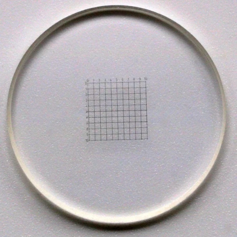 

2PCS DIV 0.2MM Microscope Calibration Microscopio Glass Ruler Stage Dial Micrometer For Biological Measuring Calibration Ruler