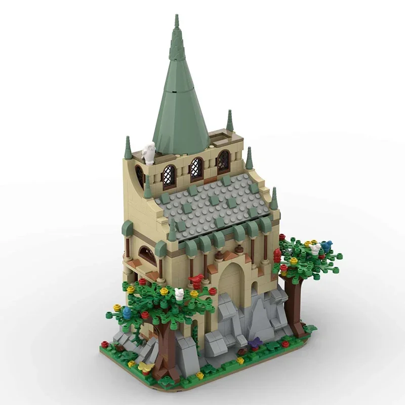 Magical ภาพยนตร์รุ่น Moc อาคารอิฐยุคกลางการ์ดปราสาทเทคโนโลยี Modular Blocks ของขวัญของเล่นคริสต์มาส DIY ชุดประกอบ