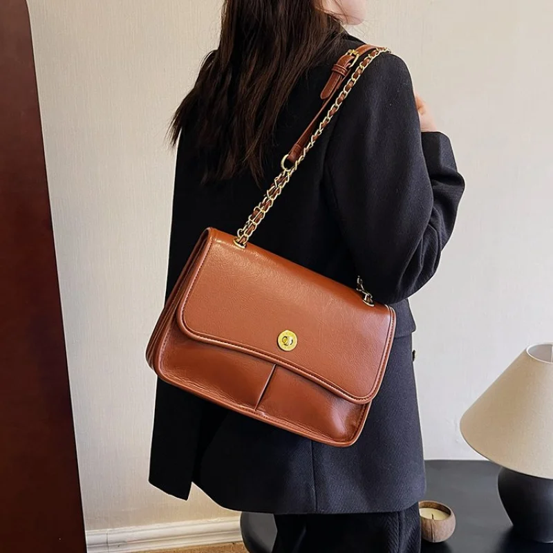

Chic-elegant-looking 2025 New Ladies Luxury Brand Leather Hand Bag Famous Designer Elegant​