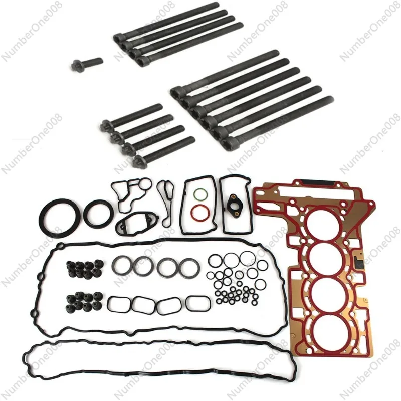 N20B20A N20B20B Engine Gaskets Seal kit w/ Head Bolts Setfor BMW 125i 320i 328i 428i 528i X1 X3 Z4 F30 F10 F25 E89 2.0T Turbo