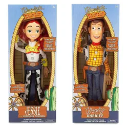 40cm Toy Story Talking Woody Cartoon Action Figure Collectible Model Toy Creative Adorable Doll For Kids Birthday Christmas Gift