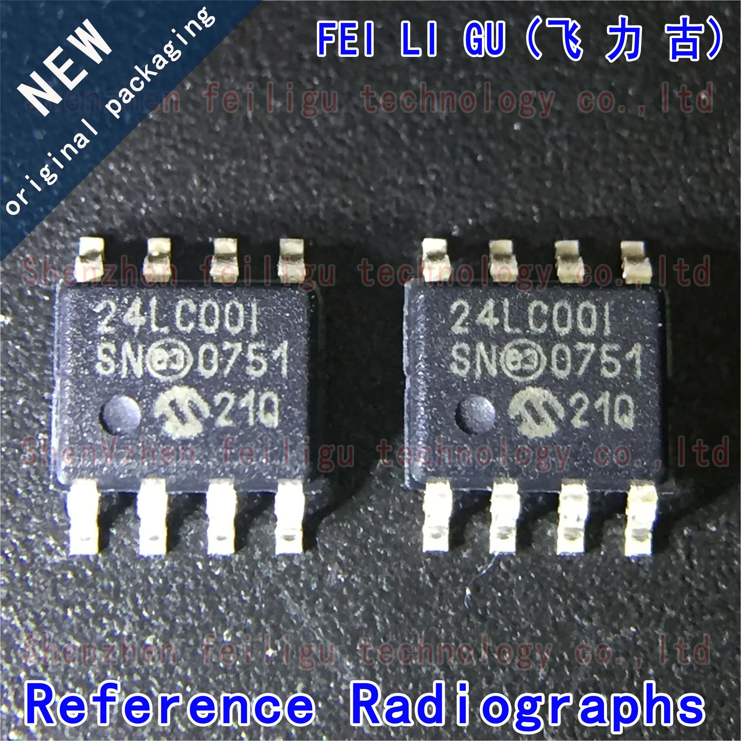 10/30/50/100Pieces 100% New Original 24LC00T-I/SN 24LC00-I/SN 24LC00I Package:SOP8 EEPROM 128bit memory chip