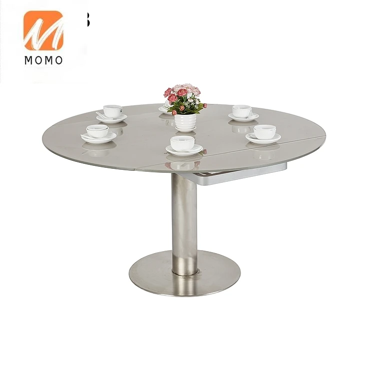 Hardware Furniture Accessories Convertible Round Table Rotating Turns Into Square Dining Table Bearing 2 in 1 Folding Mechanism