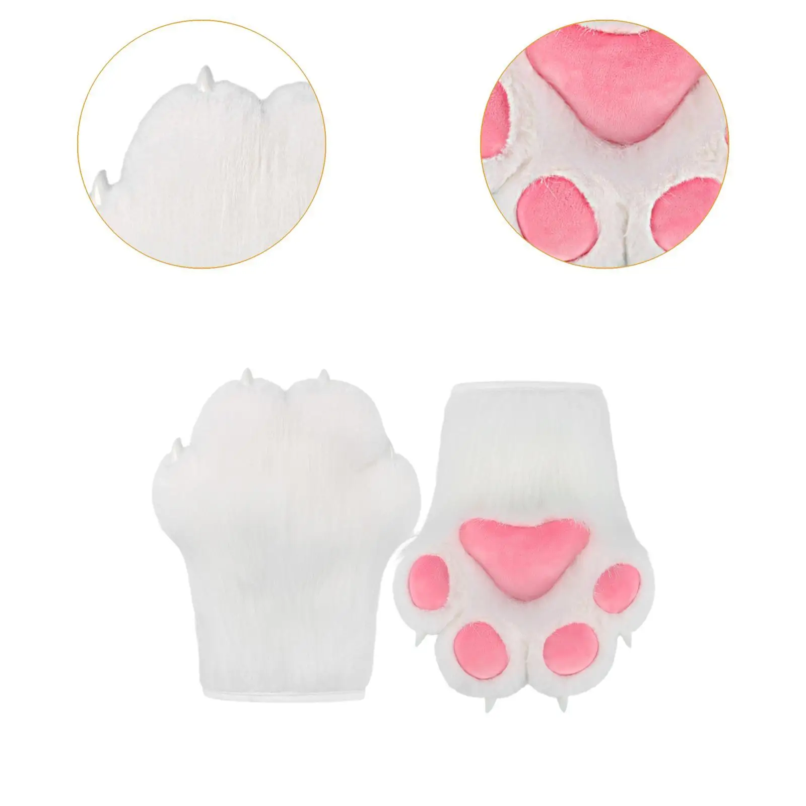 Guanti con zampe di gatto Vesti accessori per costumi cosplay con artigli di animali per club di spettacoli teatrali Carnevale in maschera di Halloween