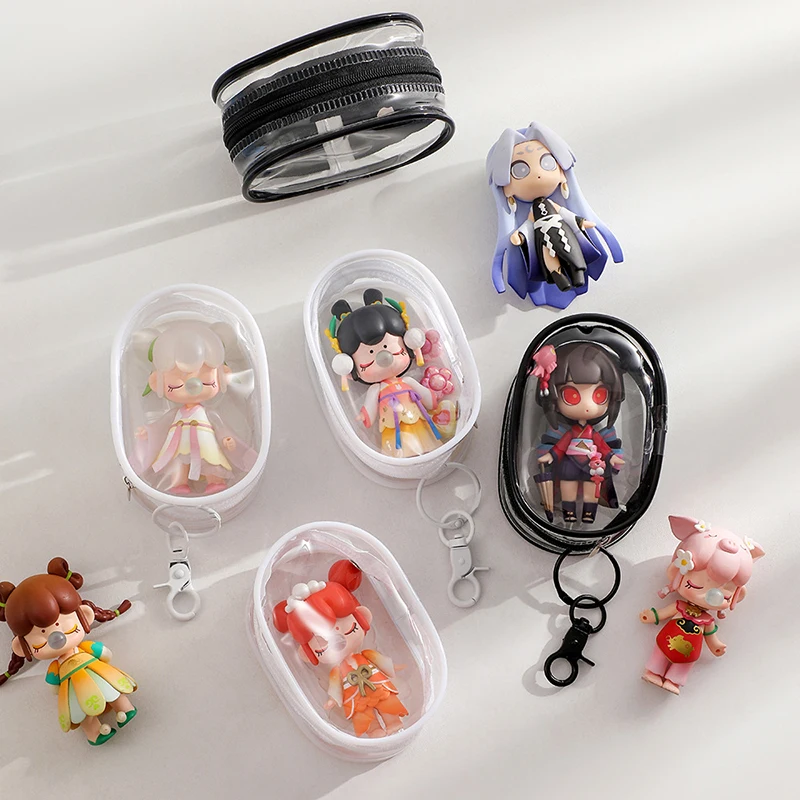 

Transparent Data Cable Storage Bag Travel Digital Charger Cable Pack Visual Multi-purpose Portable Bag