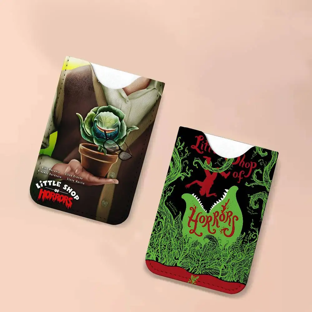 Little shop of Horrors New Leather Card Small Retro Cowhide Coin Purse Men/Women Luxury Card Holder view 4