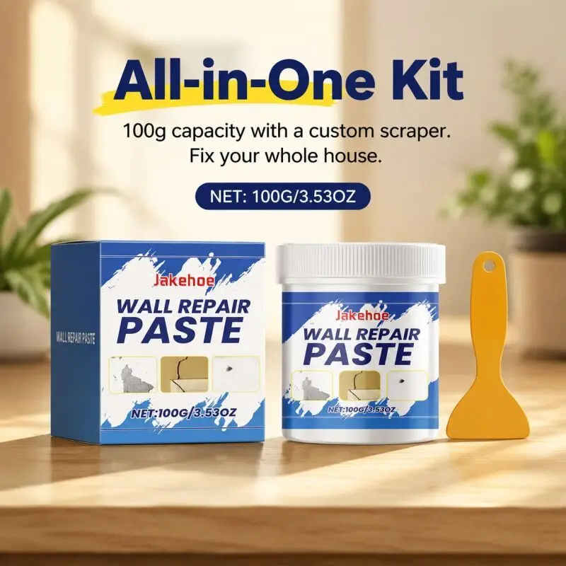 Wall Crack Repair Long Lasting Waterproof Drywall Paste Interior Wall Hole Mending Agent for Home Kitchen Crack Concrete Ceiling