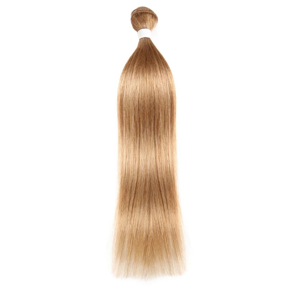 Brazilian Customize Straight Hair Bundles 3 pcs 4 inch Blonde Brown Remy Human Hair Weaving Bundles Extensions EUPHORIA