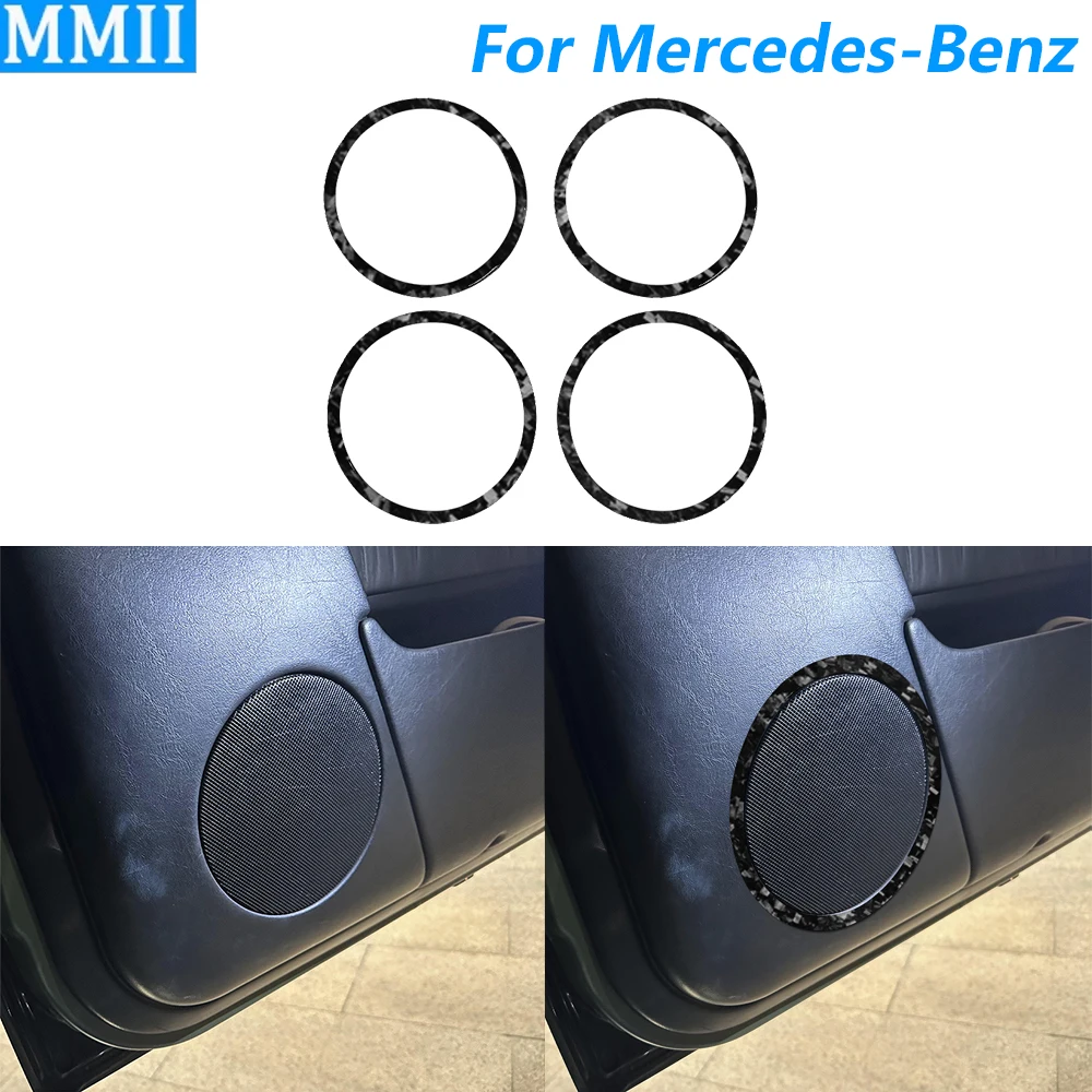 

Для Mercedes-Benz G-Class W463 2004-2012 кованое углеродное волокно, задний динамик, звуковая панель, накладка, автомобильные аксессуары, наклейка