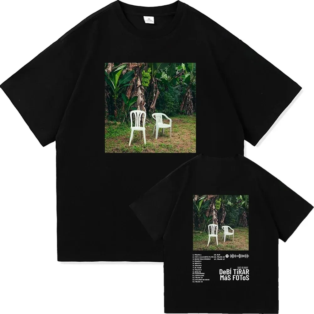 DTMF Debí Tirar Más Fotos TShirt BAD BUNNY 2025 Nuovo Album Uomini/donne Abbigliamento Harajuku Alta Qualità Magliette E Camicette Ventole Regalo Magliette