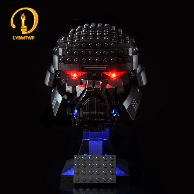 LYBMTWF LED Lighting Kit Compatible with Lego 75343 Dark Trooper Helmet (NOT Include The Model Bricks)