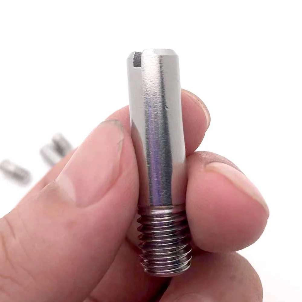 3/5pcs 304 Stainless Steel GB878 Slotted External Threaded Cylindrical Pin Locating Dowel Pin Slotted Screw M2-M10