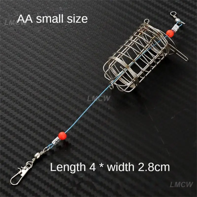 1/2PCS Nest Cage Goods For Fishing Metal Fishing Bait Cage Fishing Accessories Basket Nest Cage Fishing Lure Cage Bait Cage