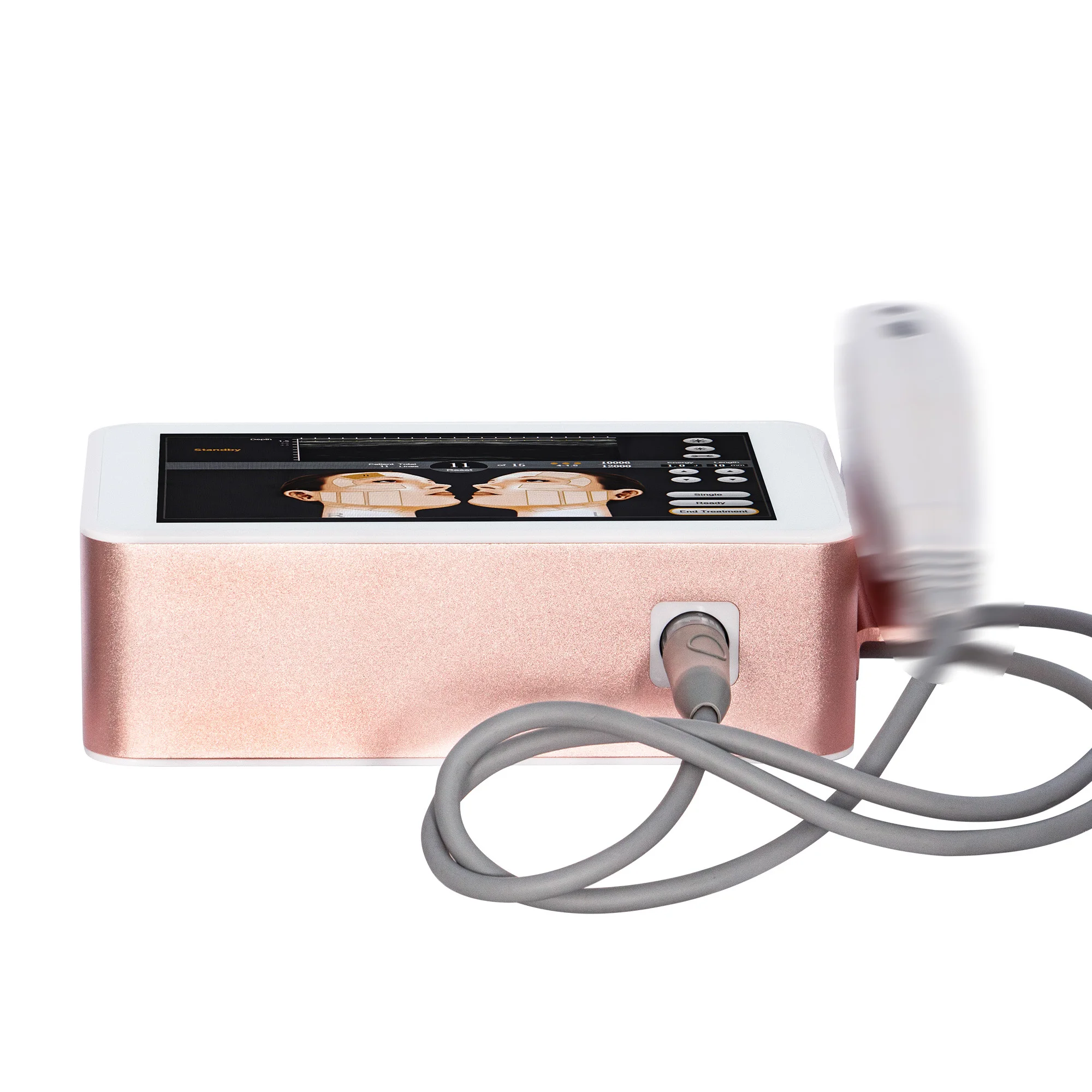 Dispositivo di bellezza ad ultrasuoni focalizzato ad alta intensità 7D: rassodamento del corpo, riduzione del grasso e rassodamento della pelle per il trattamento dimagrante di livello del salone