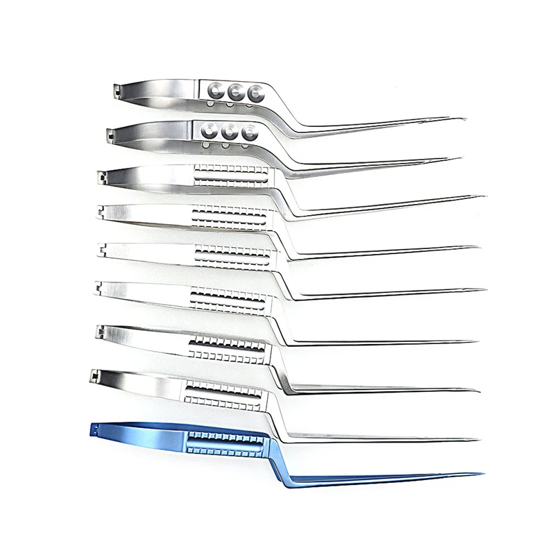 

Micro Needle Holder Stainless Steel Titanium Alloy Microscopic Surgical Forceps Tweezers 22cm/24cm