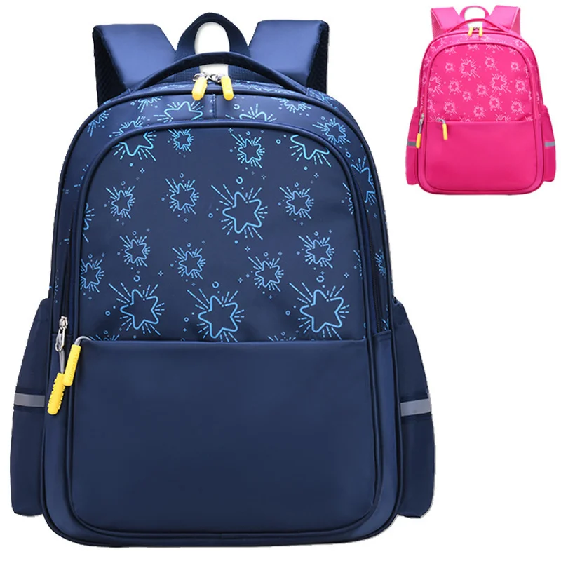 

Children's school bag cartoon school ridge reduction shoulder S-type strap weight loss waterproof nylon backpack