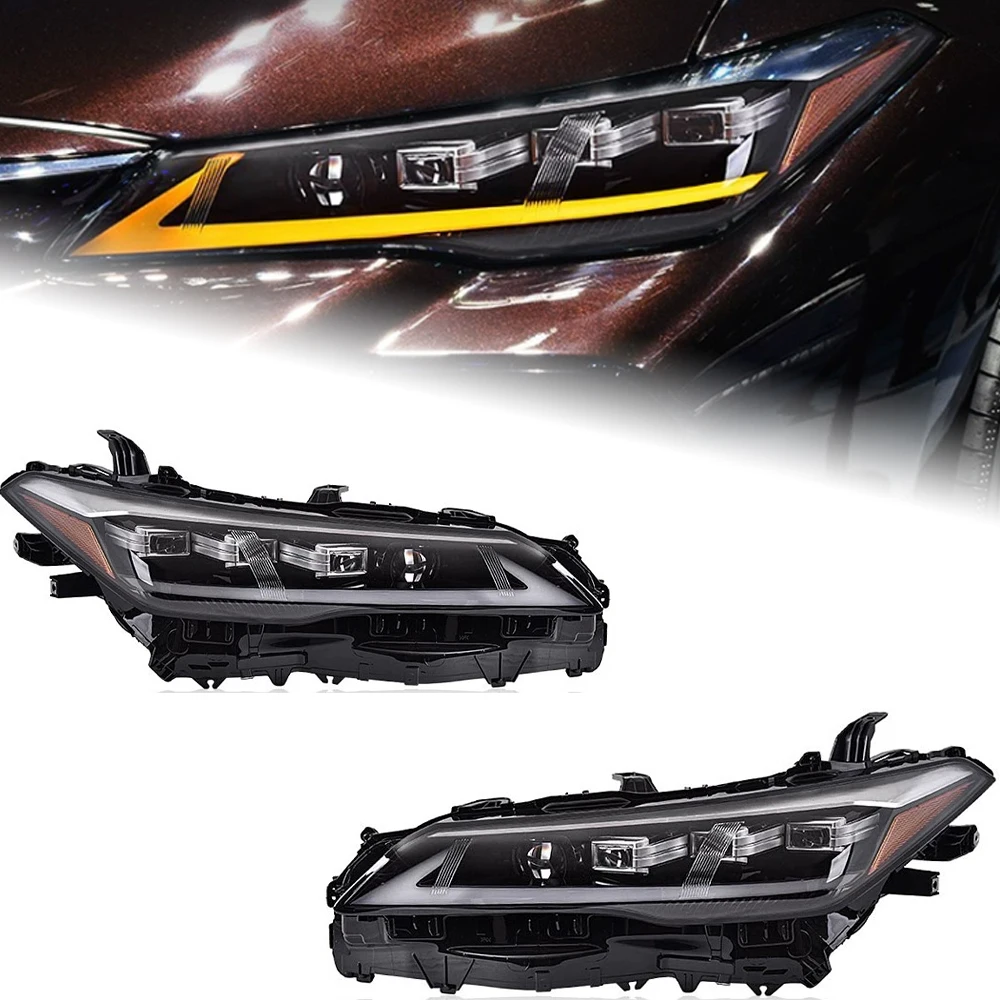 

AKD Car Lights for Toyota Avalon LED Headlight Projector Lens 2018-2022 Headlights DRL Head Lamp Dynamic Signal Auto Accessories