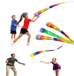 Children's Parent-child Interaction Hand Throwing Ribbon Rainbow Ball Outdoor Toys Sports Meteor Planet Sandbag Sensory Training