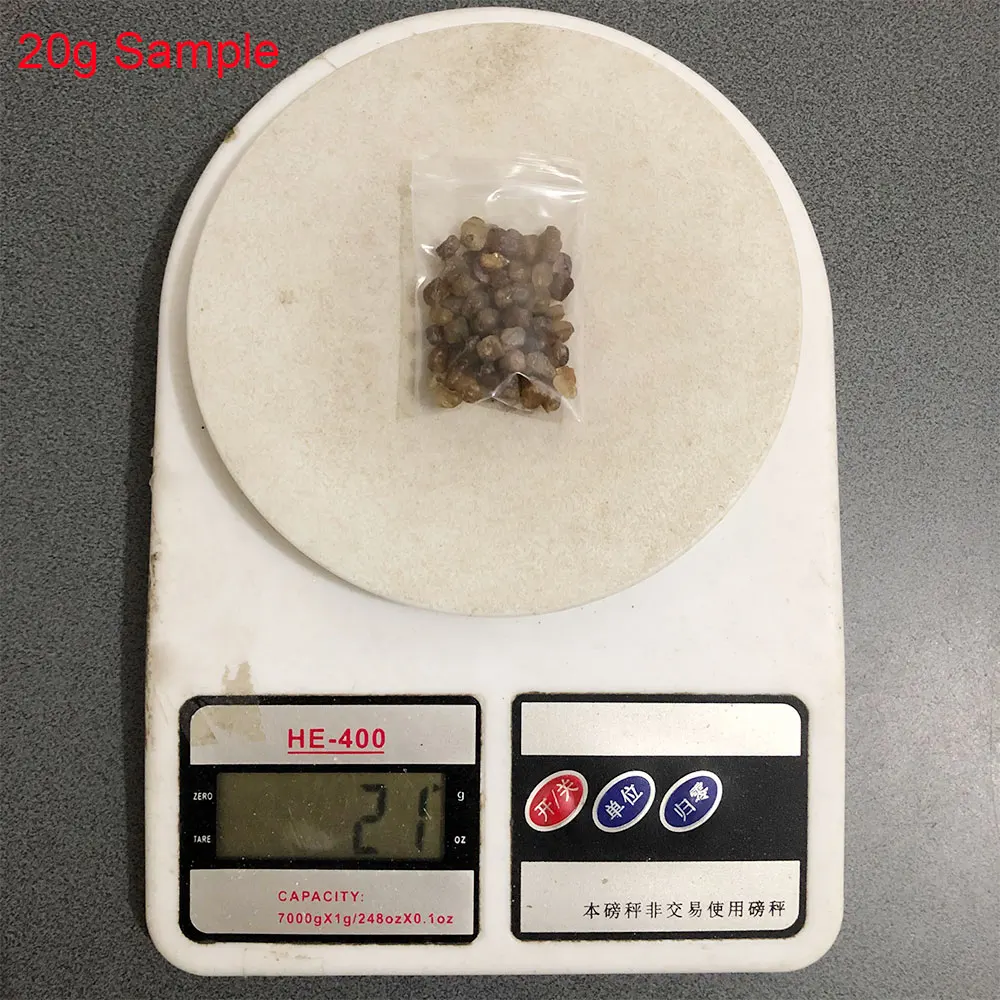 20g/Pack Small Size Natural Yellow Corundum Raw Chips Rough Crystals Mineral Crystal Healing Stone Gemstones Reiki Home Decor view 4