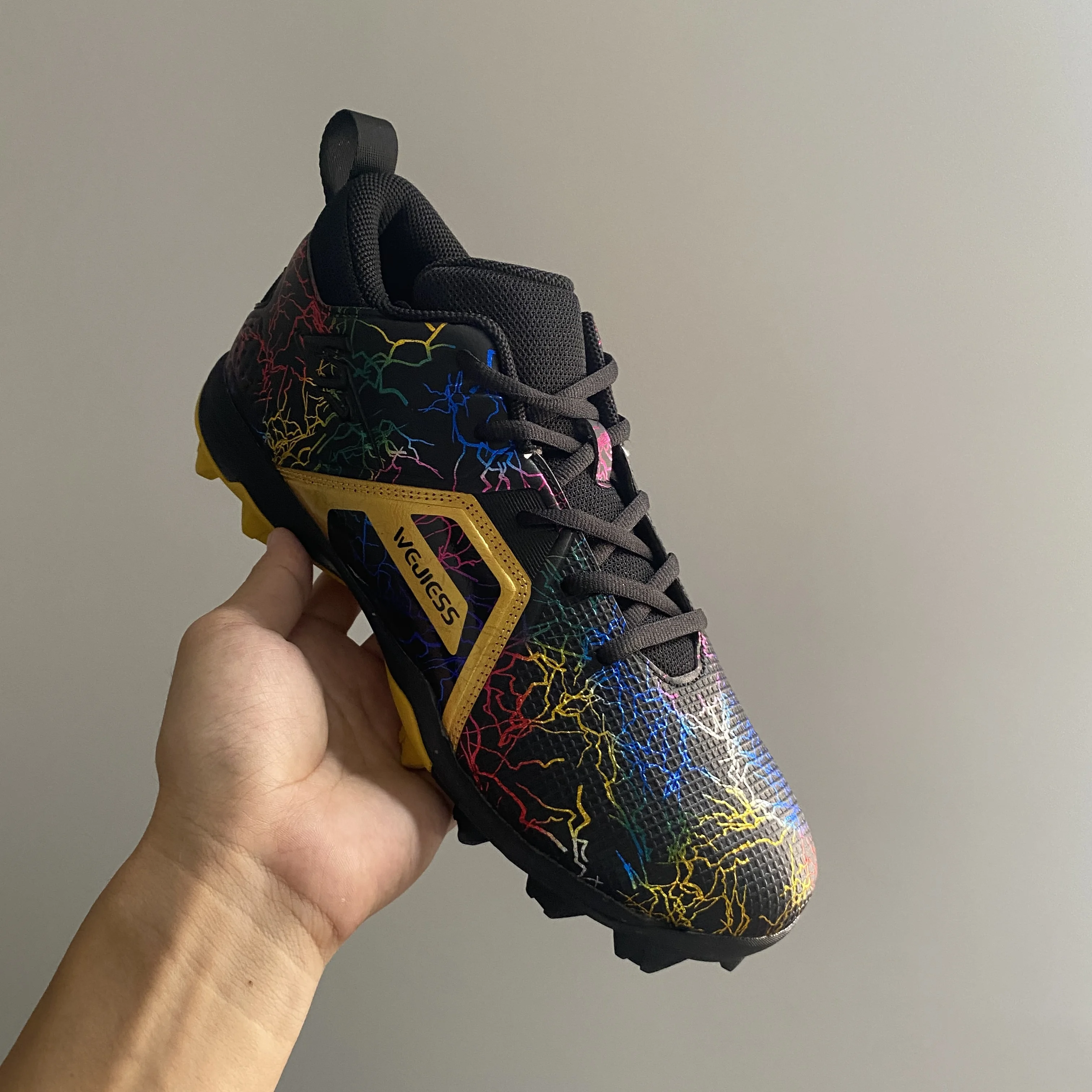 

Men's Baseball Shoes Anti-slip Rugby Shoes Short Spikes Lacrosse Shoes Beginner Athletic Training Shoes Breathable Cricket Shoes