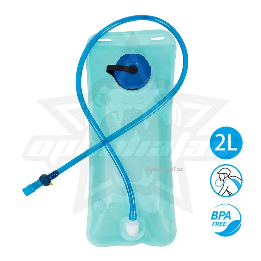 OPHIDIAN  2L Drinking Water Bag Outdoor Backpack Motorcycle Camping Supplies Folding Hiking Bicycle Large Natural Hiking Bucket