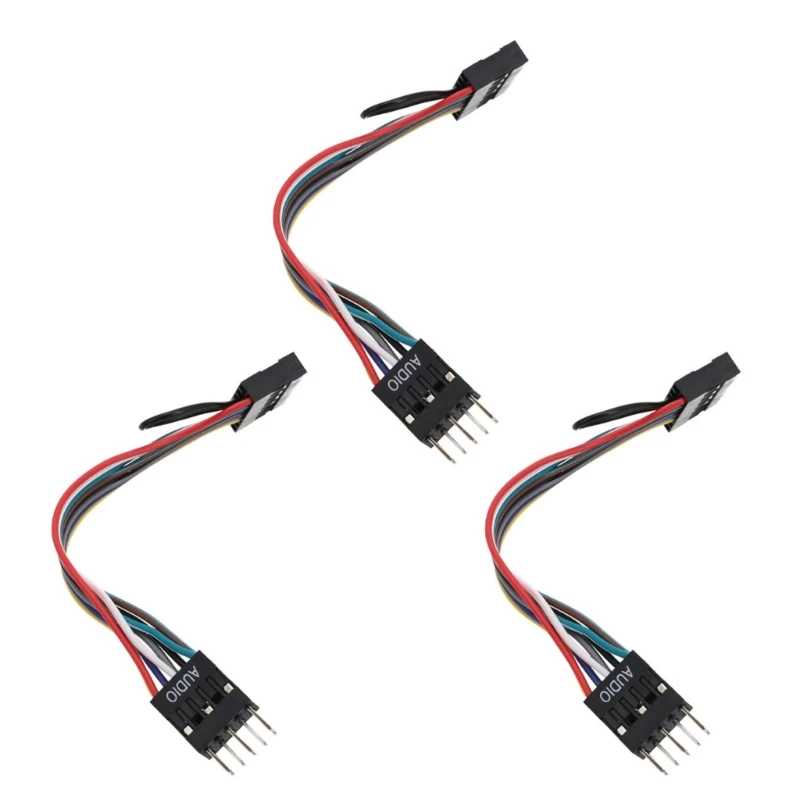 

13Pin to 9Pin Front Panel Sound Cable for Lonovo Motherboards Clear Sound Transmission in ATXs Computer Case 896C