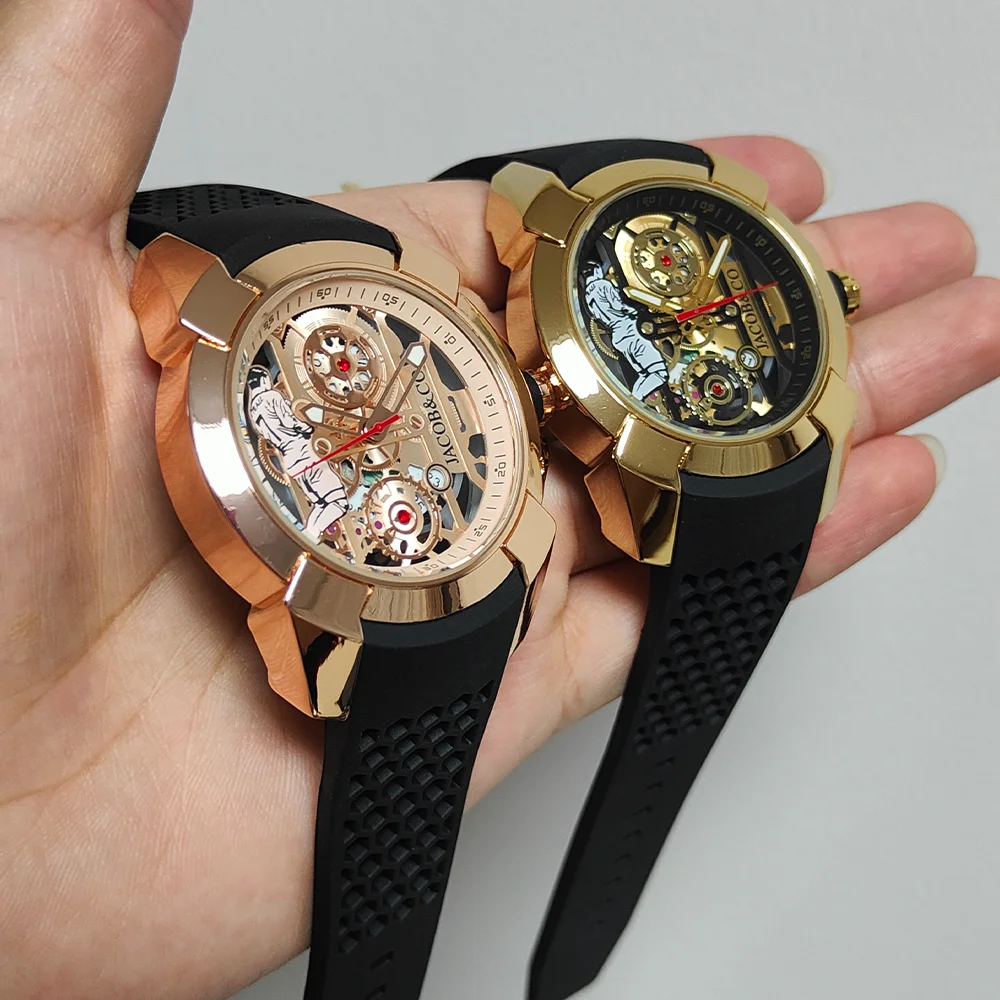 

High Quality Jacob & Co Original Brand Watches For Mens Classic Special Dial Multifunction Watch Business Luxury AAA Male Clocks