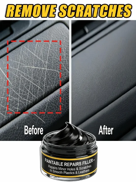 All-Purpose Auto Interior Repair Cream, Restore Leather & Plastic, Ideal for Seats & Steering Wheels
