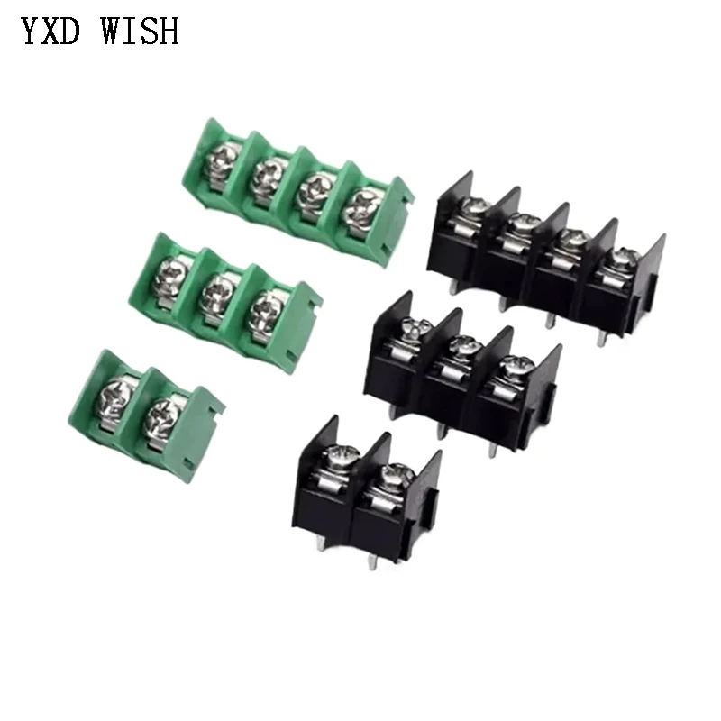 100pcs KF7.62 2Pin 3Pin 4Pin Can be Spliced Screw Terminal 7.62mm Pitch 300V 20A PCB Pluggable Terminal Block Connectors