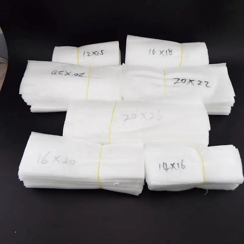 50pcs Nursery Bags Pots Grow Flower Plant Starter Planter Pots Aeration Non-woven Fabric Garden Planting Biodegradable m20