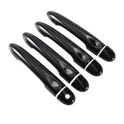 For Renault Fluence 2009-2017 Glossy Black Car Door Handle Cover Trim Styling Accessories 2010 2011 2012 2013 2014 2015 2016