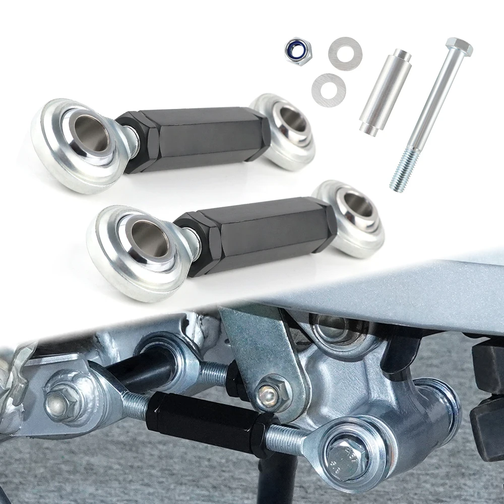 Suspension Links Rear Lowering Link Kit Set Fit For Honda CRF450R 2002 2003 2004 2005 2006 2007 2008 Extended Adjustable