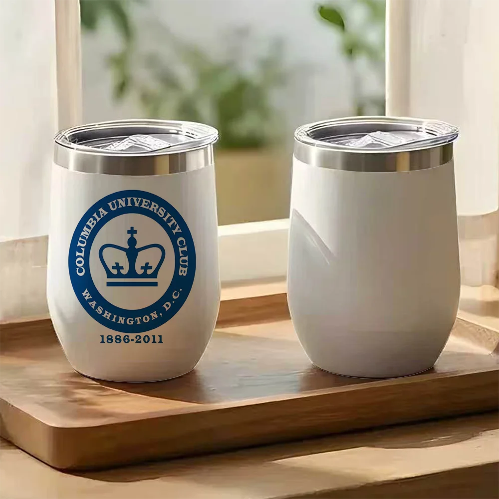 Termos de la Universidad de Columbia, Taza de Café con Aislamiento al Vacío de Doble Pared de 12 oz, Vaso de Viaje a Prueba de Fugas para Bebidas Calientes y Frías