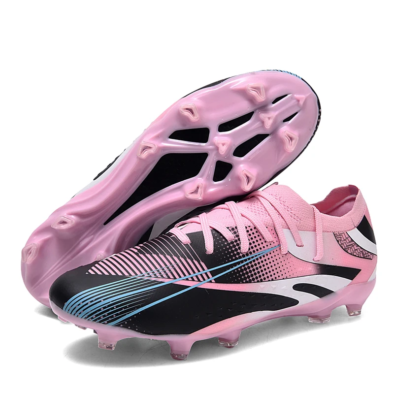 new-men-soccer-shoes-high-top-futsal-cleats-sneakers-football-boots-grass-high-quality-non-slip-match-indoor-hot-selling-fg-tf