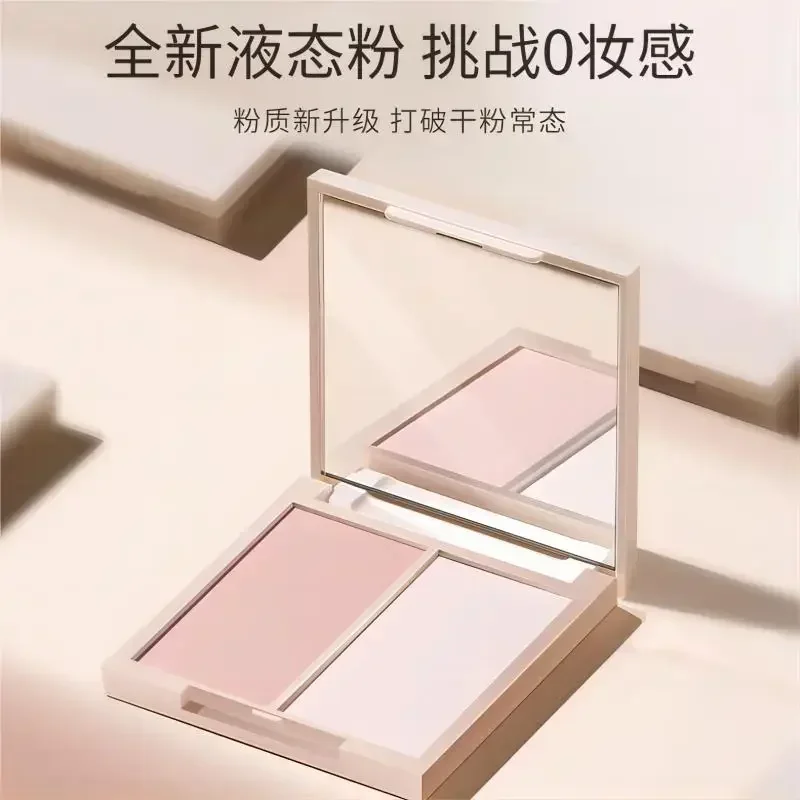 ZENN.TH Two-tone Highlighter Contour Glittering Palette Blush Highlighter Trimming Professional Make-up Brightening Beauty