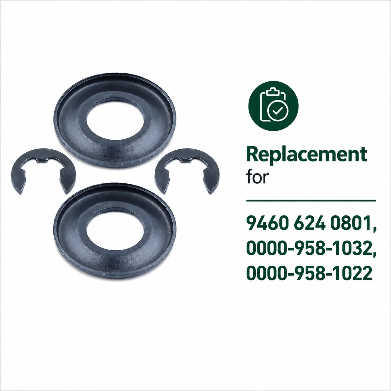 For Stihl 017-066 MS170-MS660 MSE140 Chainsaw Clutch Washer E-Clip Kit, OEM 9460 624 0801 0000-958-1032 0000-958-1022 Parts