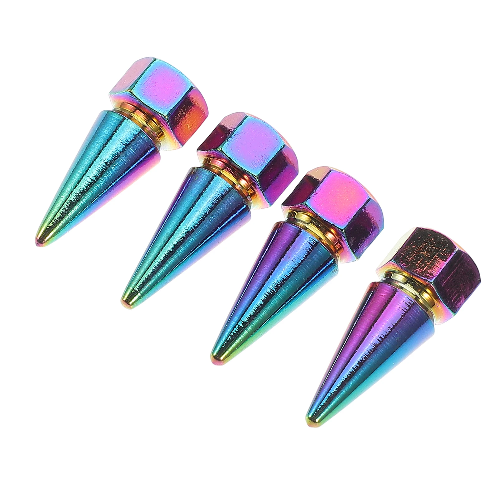 

4pcs Tire Valve Caps Dustproof Aluminum Alloy Car Accessories Men Truck Motorcycle Parts Valve Stem Cap Tire