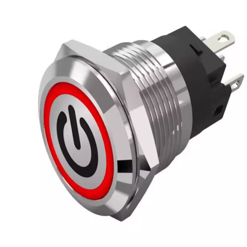 

Совершенно новая оригинальная кнопка, красная самосбросная кнопка 82-5151.1114 Размер выреза: 19 мм.