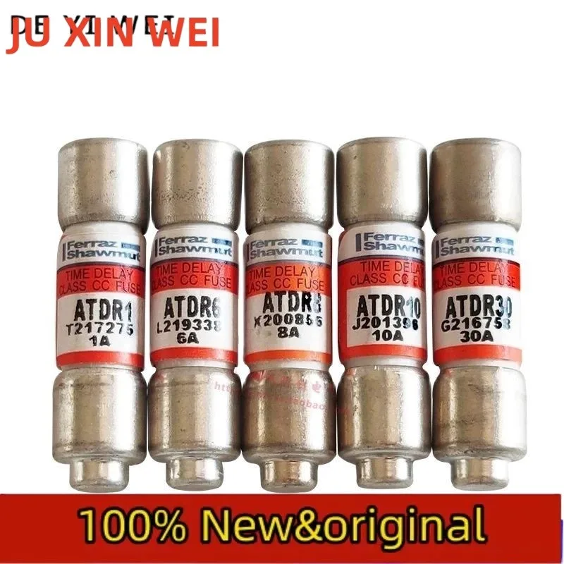 French AMP-TRAP Fuse ATDR1 ATDR2 ATDR4 ATDR5 ATDR6 ATDR8 ATDR10 ATDR12 ATDR15 ATDR20 ATDR30 10X38mm 600V Ceramic Time Delay Fuse