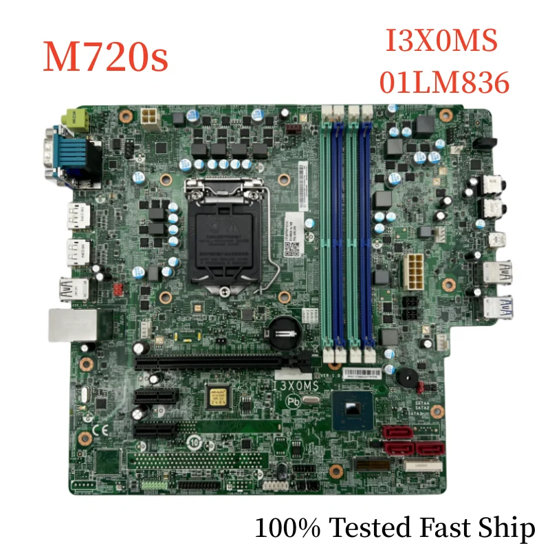 

I3X0MS For Lenovo ThinkCentre M720t M720s Motherboard 01LM836 LGA1151 DDR4 Mainboard 100% Tested Fast Ship