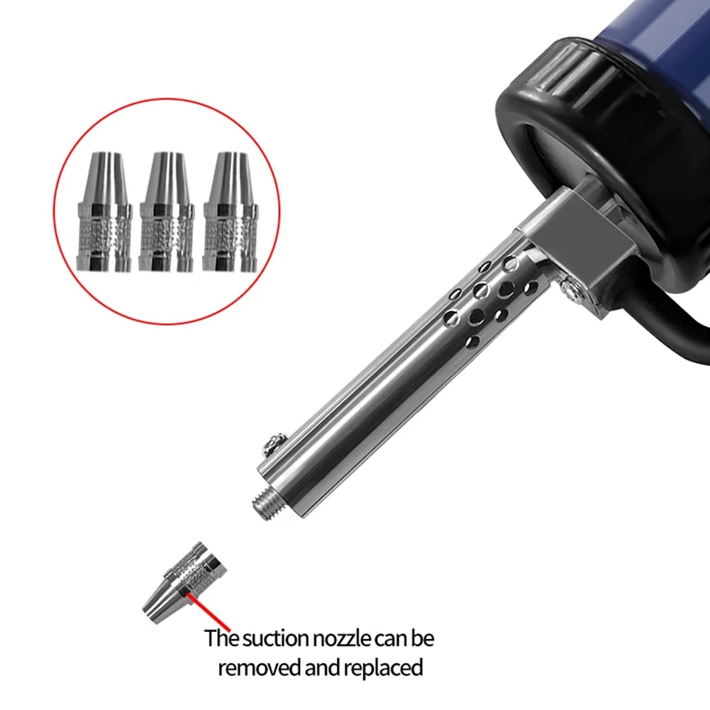 BBT-680 Electric Solder Tin Sucker Removal Pump with 3 Suction Tip Automatic Vacuum Desoldering Pump AC 110V/220V 30W Repair