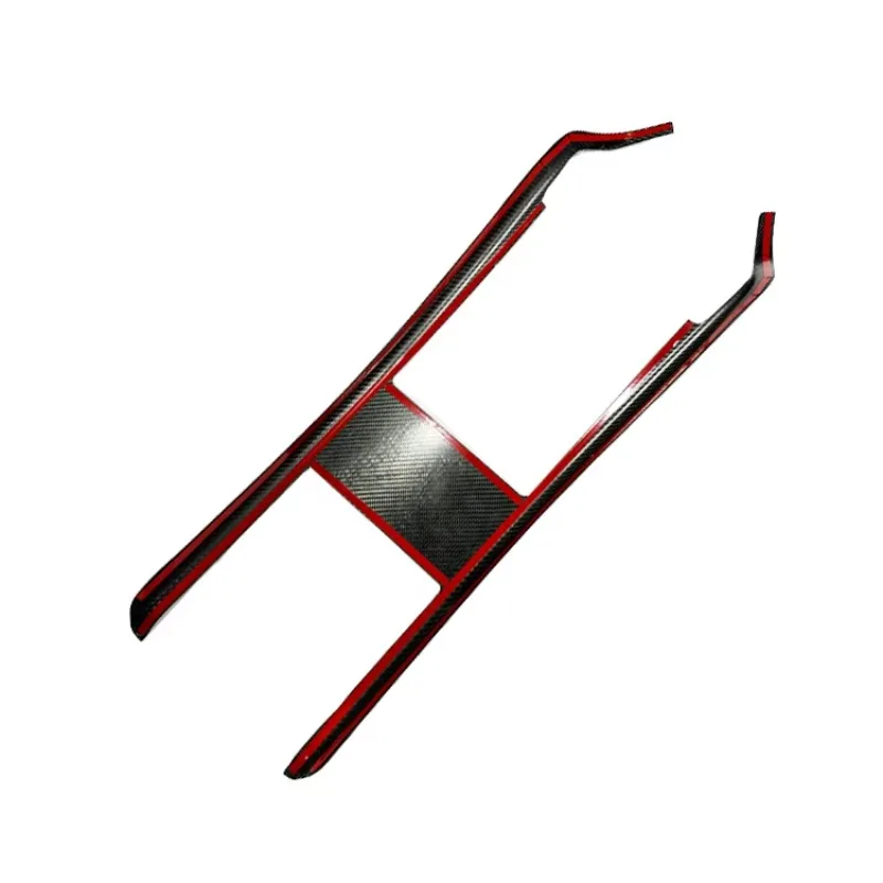 Real Carbon Fiber Center Console Storage Box Integrated Panel Decorative Frame for  2023 Car Interior Accessories