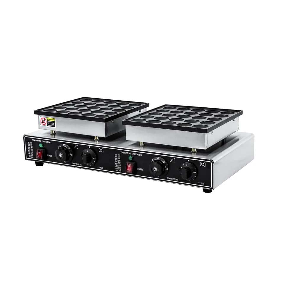 Commercial Use Nonstick 110v 220v Electric Double 25-cavity 1.8
