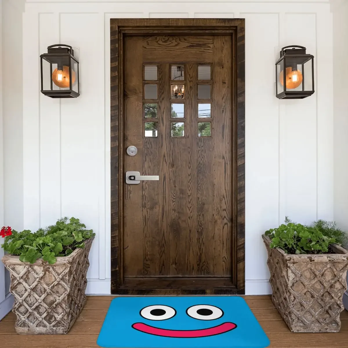 Dragon Quest Warrior Dragonlord Hero Slimes Game Anti-Slip Doormat Kitchen Mat Slime Head Hallway Carpet Entrance Door Rug Home