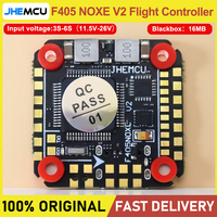 JHEMCU F405 NOXE V2 Flight Controller Baro OSD 16MB BlackBox 5V 10V Dual BEC 20X20mm 3-6S LIPO for FPV Freestyle Drone DIY Parts