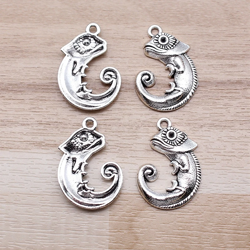 

100pcs/lot DIY Jewelry Accessories Alloy Lizard Earring Connector Bracelet Pendant