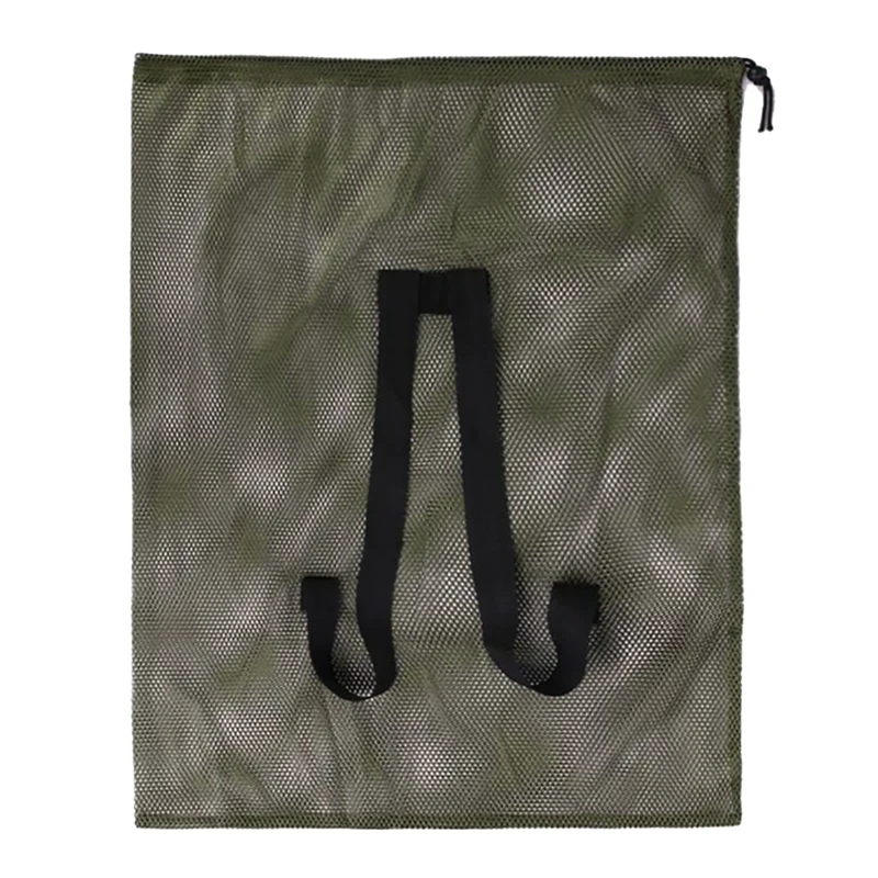 

Hunting Adjustable Shoulder Straps Mesh Decoy Bags Mesh Decoy Bag With Shoulder Straps Outdoor Hunting Supplies Green