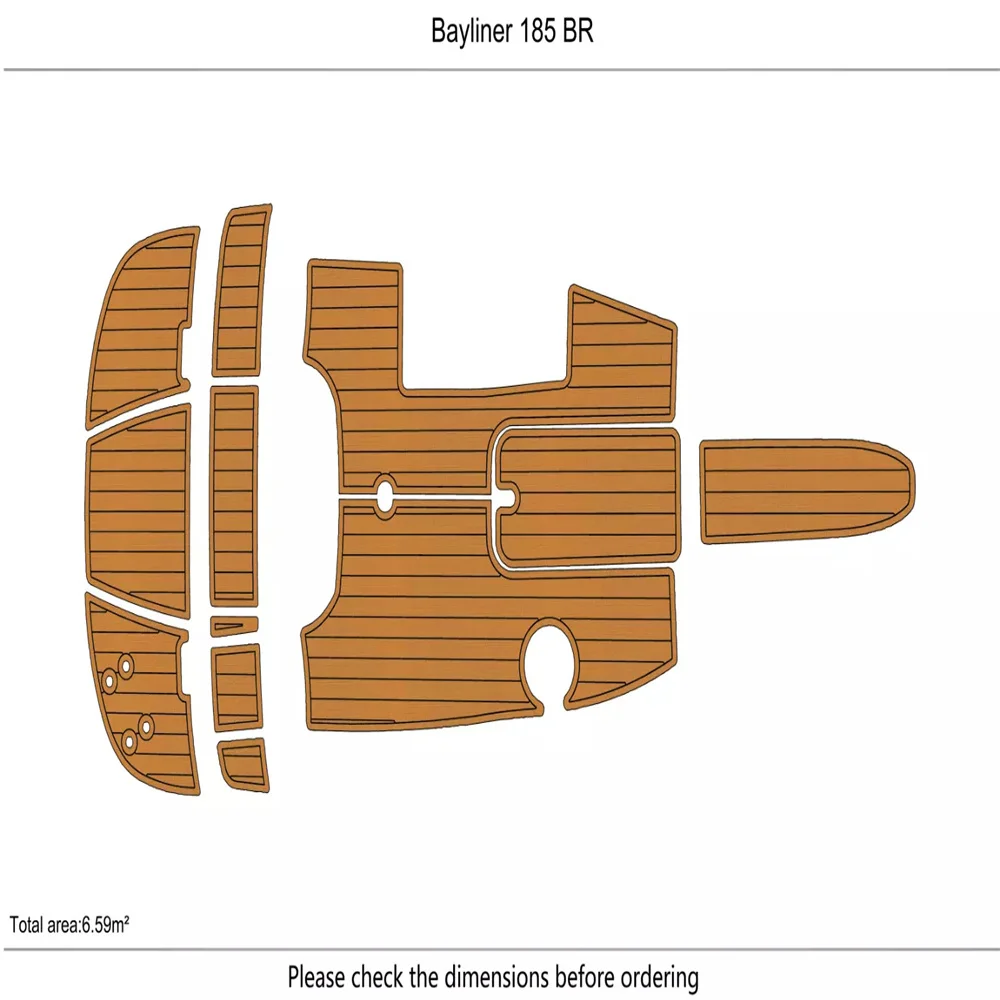 2010-2016 Bayliner 185 BR Cockpit Swim platform 1/4